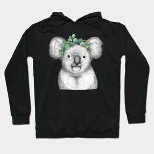 Koala with eucalyptus Hoodie